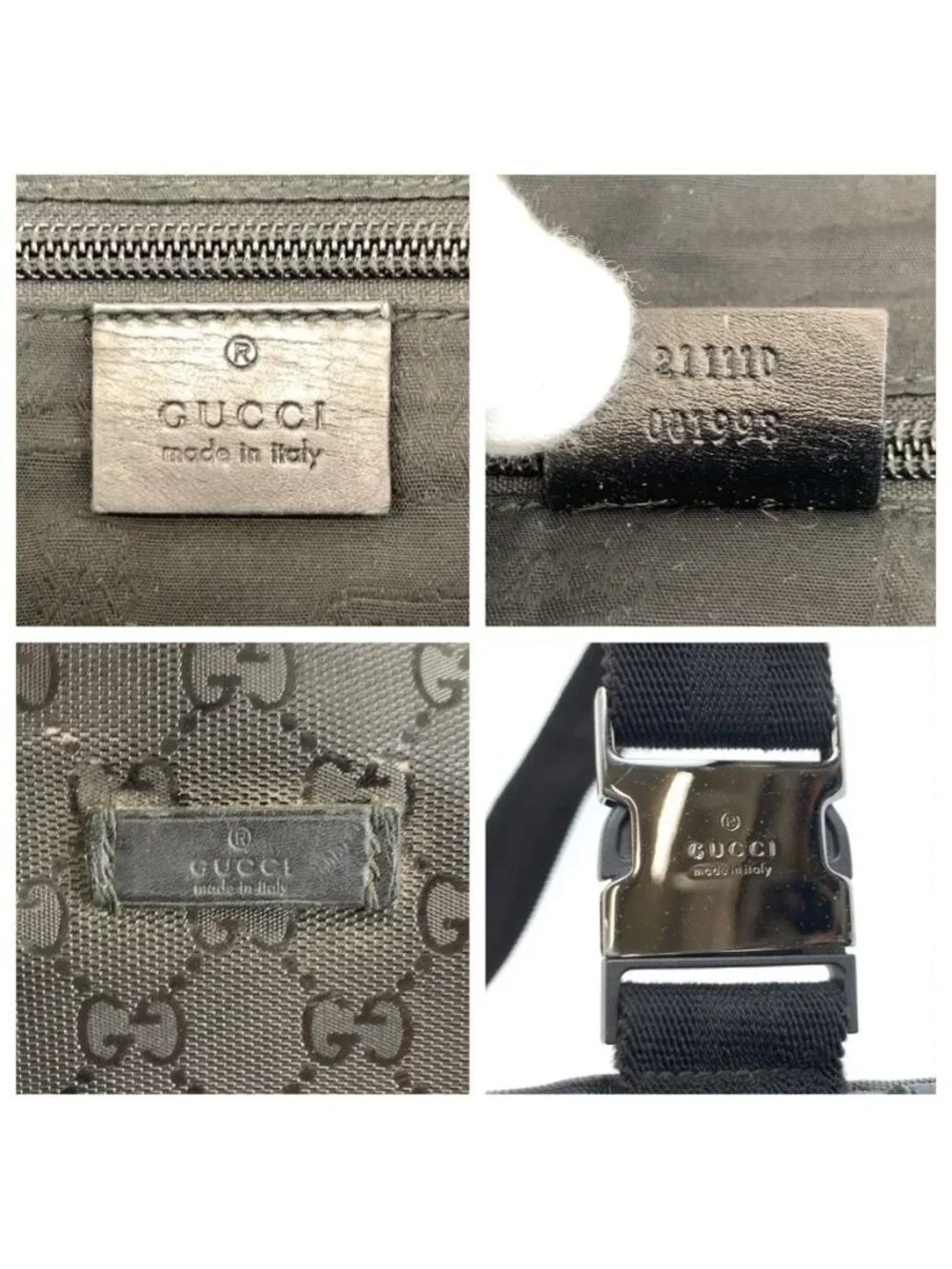 Gucci GG Supreme Black Belt